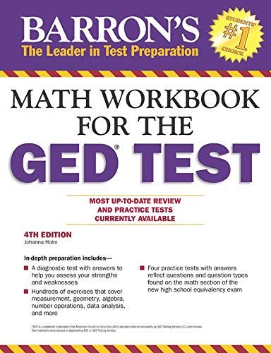 Math Workbook For The GED Test (Barron's AP)