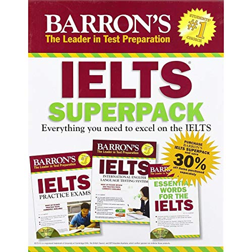Barron's IELTS Practice Exams with Audio CDs: International English Language Testing System