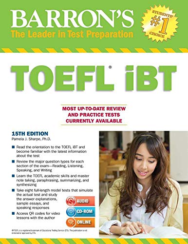 Barron's TOEFL iBT with CD-ROM and MP3 audio CDs