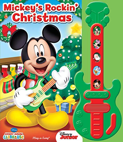 Disney Mickey Mouse Clubhouse - Mickey's Rockin' Christmas Sound book and Toy Guitar Set - PI Kids