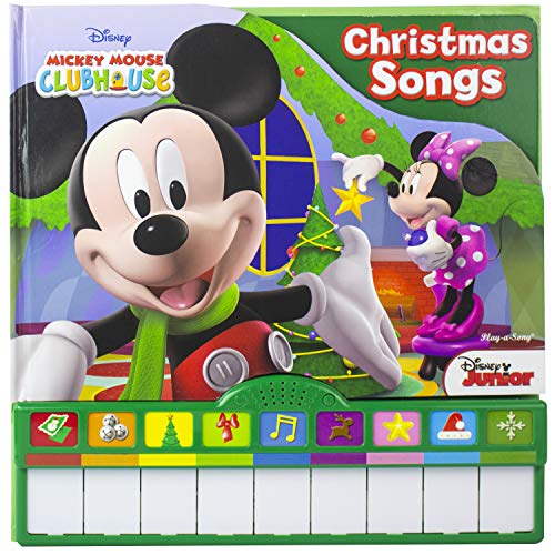 Disney - Mickey Mouse Clubhouse Christmas Songs Book with Built-in Keyboard - PI Kids