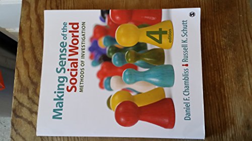 Making Sense of the Social World: Methods of Investigation