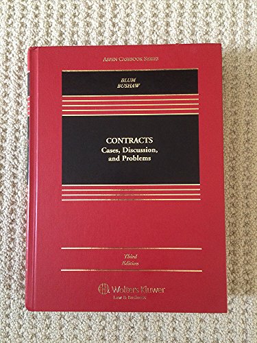 Contracts: Cases, Discussion, and Problems