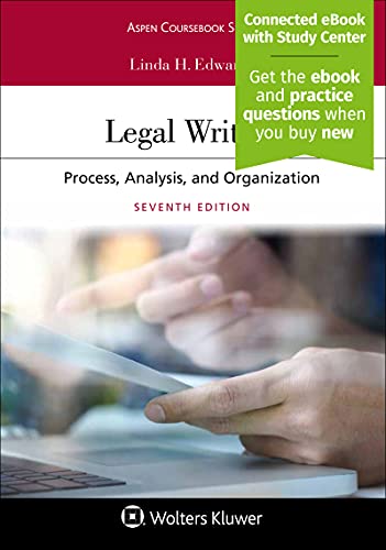 Legal Writing: Process, Analysis, and Organization (Aspen Coursebook)