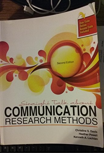 Straight Talk About Communication Research Methods