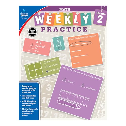 Math, Grade 2 (Weekly Practice)