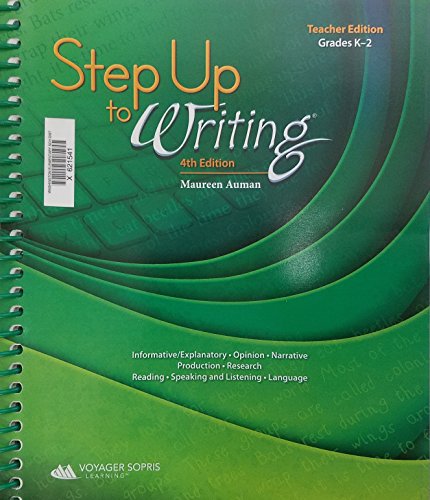 Step Up to Writing, Teacher Edition Grades K-2