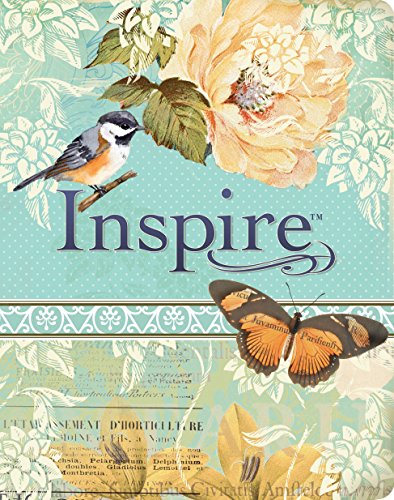 Tyndale NLT Inspire Bible  The Bible for Creative Journaling  Vintage Blue/Cream