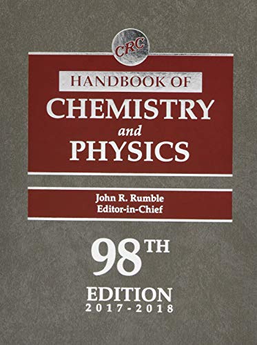 CRC Handbook of Chemistry and Physics, 98th Edition