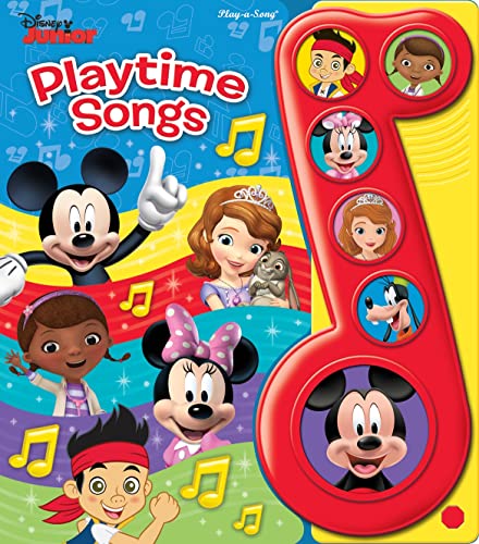 Disney Junior Mickey, Minnie, and More! - Playtime Songs Little Music Note Sound Book - PI Kids