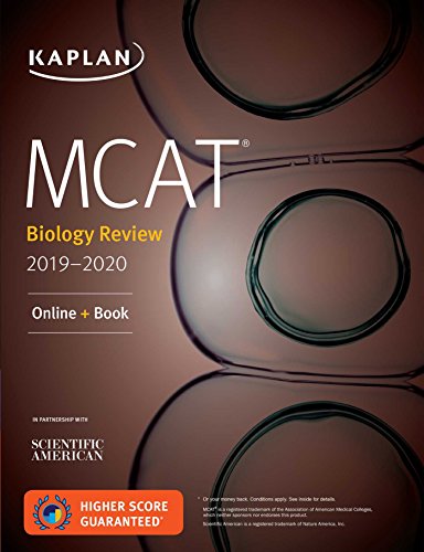 MCAT Biology Review 2019-2020: Online + Book (Kaplan Test Prep)