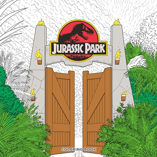 Jurassic Park Adult Coloring Book