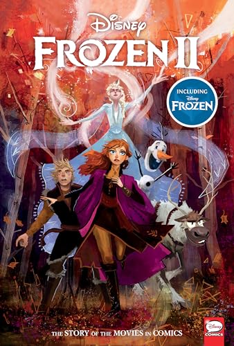 Disney Frozen and Frozen 2: The Story of the Movies in Comics