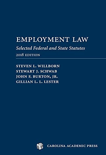 Employment Law: Selected Federal and State Statutes