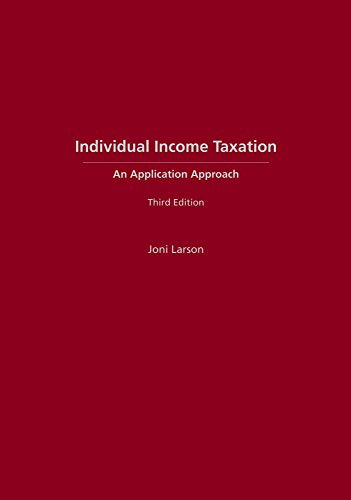 Individual Income Taxation: An Application Approach
