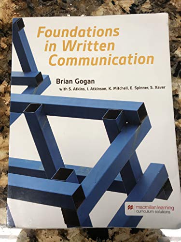 Foundations in Written Communication[ENG 1050]