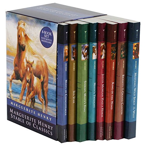 Aladdin Marguerite Henry Stable of Classics (Boxed Set) Misty of Chincoteague; Sea Star; Stormy, Mistys Foal; Mistys Twilight; Justin Morgan Had a Horse; King of the Wind;