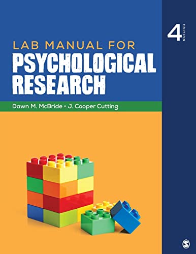 Lab Manual for Psychological Research