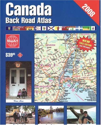 MapArt Canada Back Roads Atlas