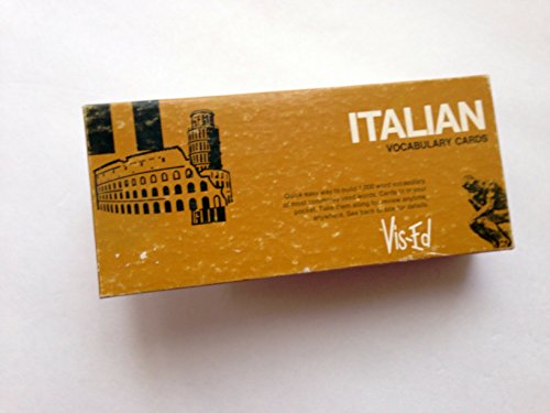 Italian Vocabulary Cards: Academic Study Card Set
