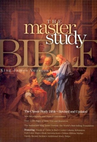 KJV Master Study Bible, Burgundy Hardcover
