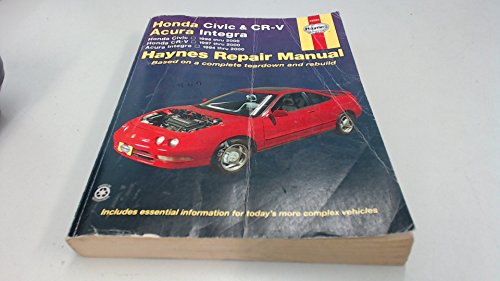 Honda Civic 1996-2000, Honda CR-V 1997-2000 & Acura Integra 1994-2000 (Haynes Automotive Repair Manual)