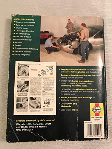 Chrysler LHS, Concorde, 300M & Dodge Intrepid, 1998-2003 (Haynes Repair Manuals)