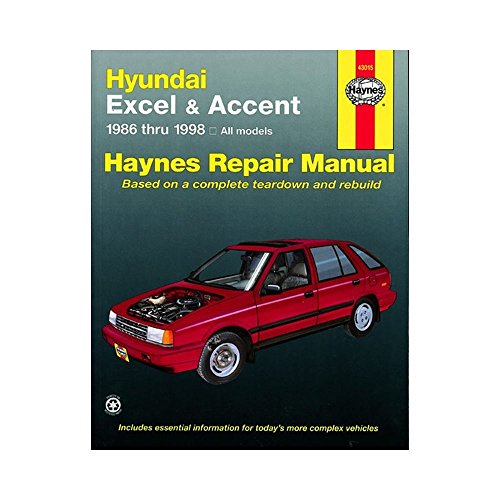 Hyundai Excel & Accent, 1986-2009 (Haynes Repair Manual)