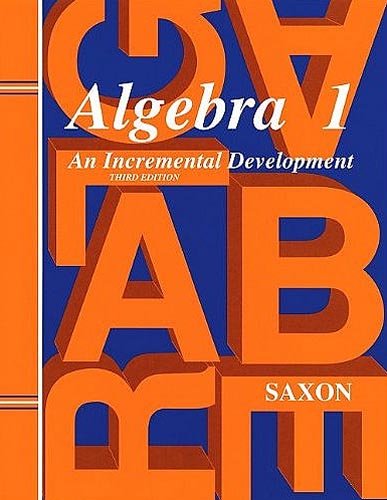Homeschool Kit 1998: Third Edition (Saxon Algebra 1)