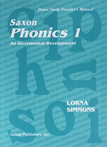 Phonics 1: Home School Teachers Edition