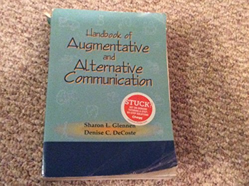 Handbook of Augmentative and Alternative Communication