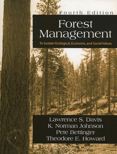 Forest Management: To Sustain Ecological, Economic, and Social Values