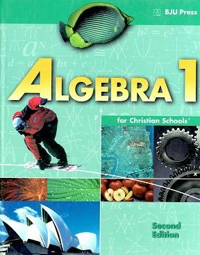 Algebra 1 For Christian Schools