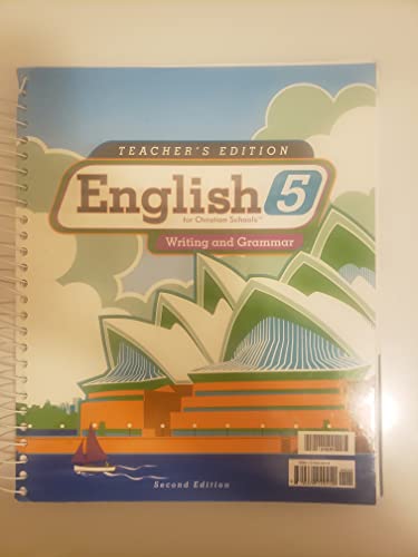 English 5 Teacher's Edition and Toolkit CD 2nd Edition