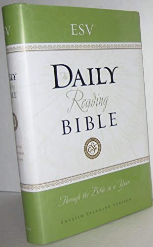 ESV Daily Reading Bible, Hardcover, Black Letter Text
