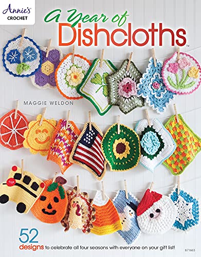 Annie's Crochet A Year of Dishcloths Book