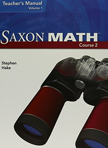 Saxon Math Course 2: Teacher Manual (1)