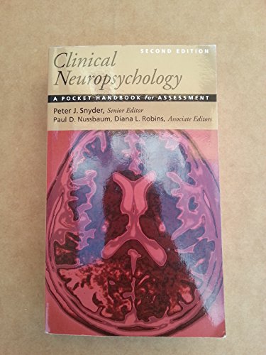 Clinical Neuropsychology: A Pocket Handbook For Assessment