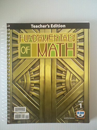 Fundamentals of Math (Teacher Edition)