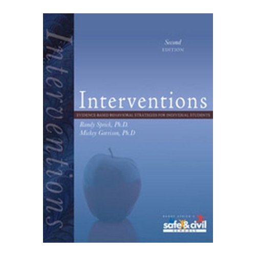 Interventions: Evidence-Based Behavioral Strategies for Individual Students