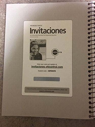 Invitaciones (An Interactive Worktext for Beginning Spanish, Primera Parte)