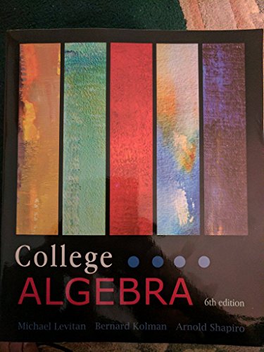 College Algebra 6/e by Michael Levitan (2011-05-03)