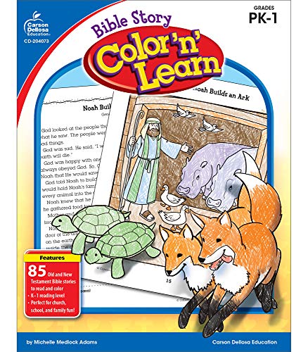 Bible Story Color ’n’ Learn!, Grades PK - 1