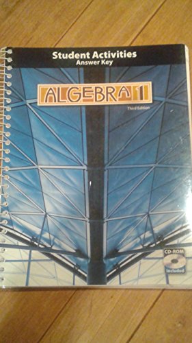 Algebra 1 Activity Teacher Gr9