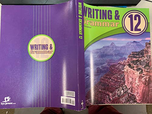 Writing Grammar Worktext Grade 12  third edition