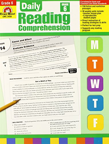 Daily Reading Comprehension, Grade 6