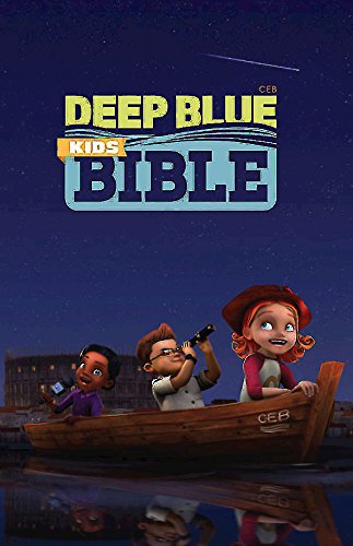 CEB Deep Blue Kids Bible 3D Hardcover