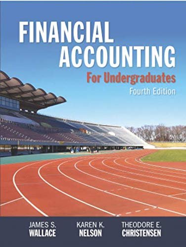 Financial Accounting for Undergraduates, 4e