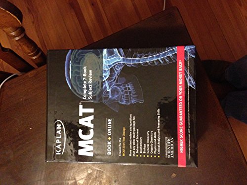 Kaplan MCAT Complete 7-Book Subject Review: Created for MCAT 2015 (Kaplan Test Prep)