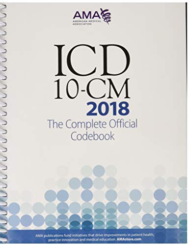 ICD-10-CM 2018: The Complete Official Codebook